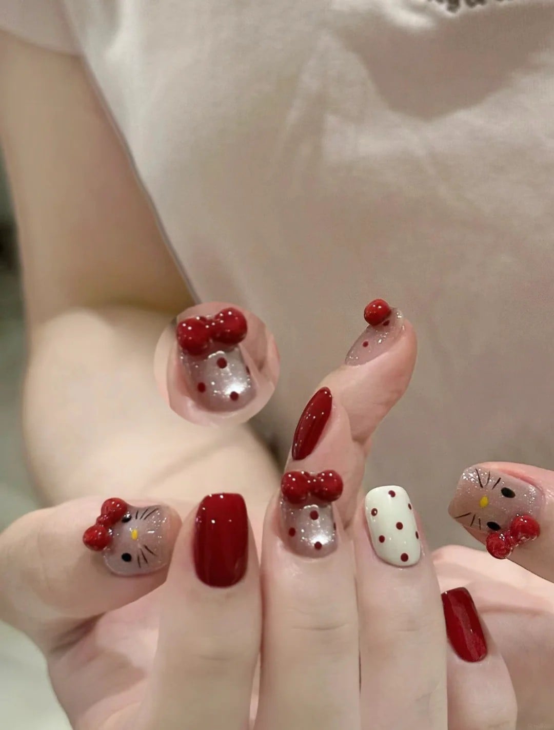 mẫu nail dễ thương