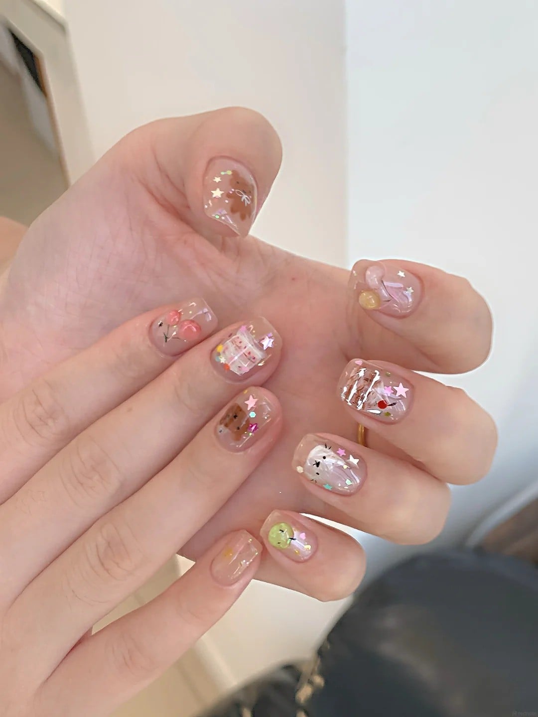 mẫu nail dễ thương