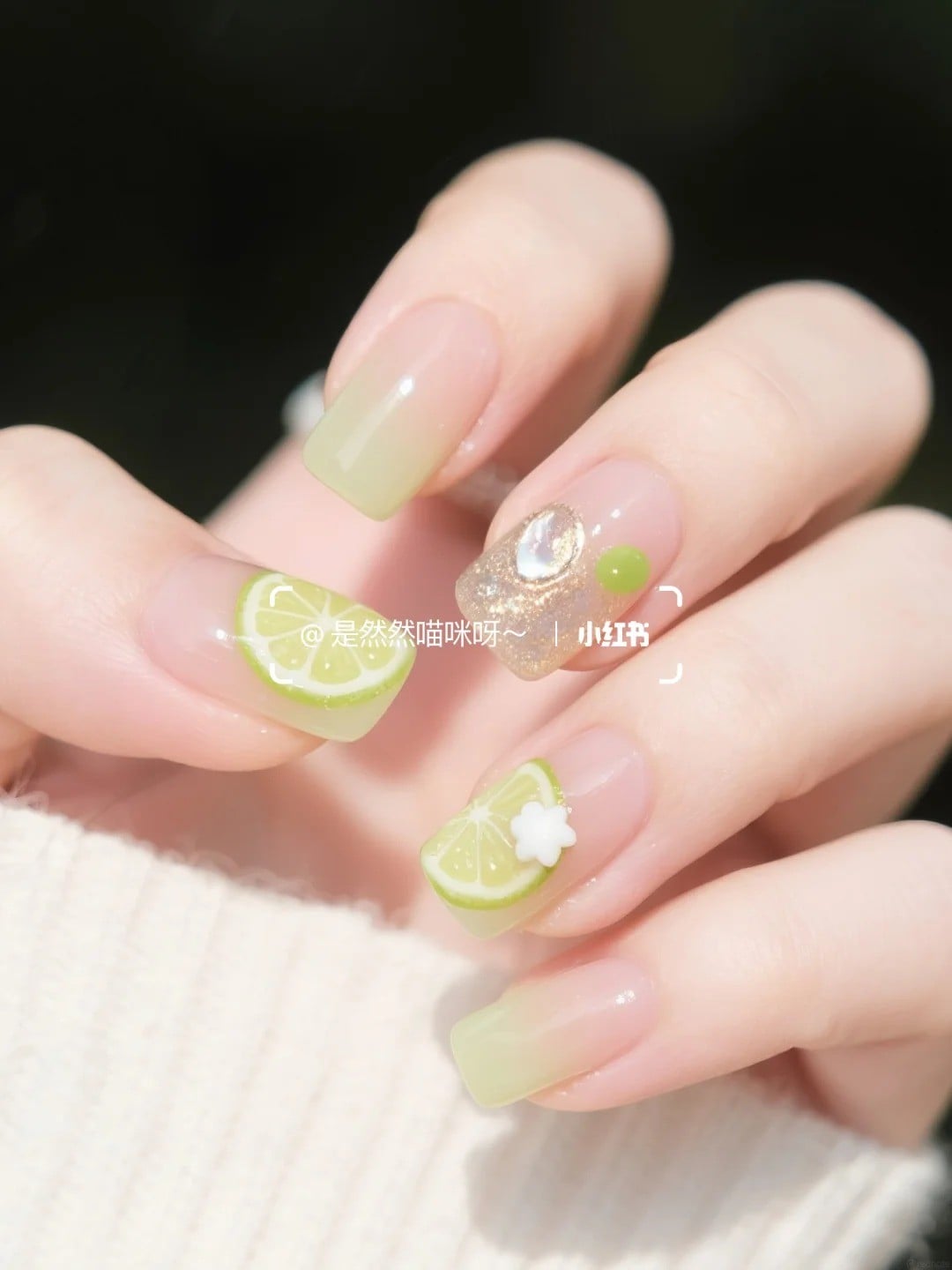 mẫu nail dễ thương
