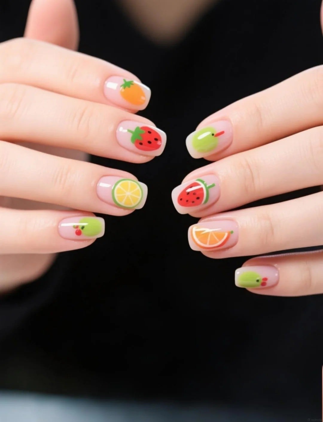 mẫu nail dễ thương