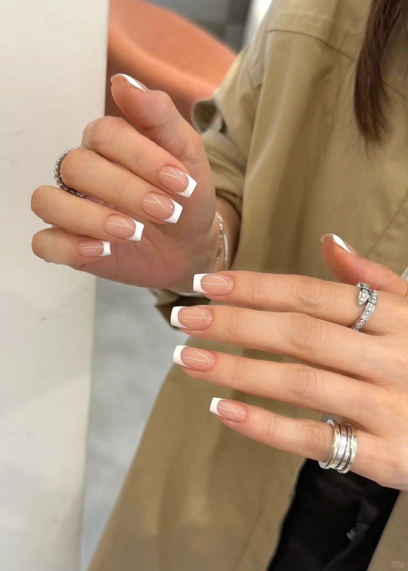 mẫu nail đơn giản