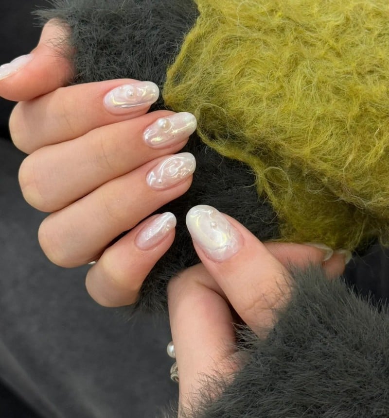 mẫu nail đơn giản