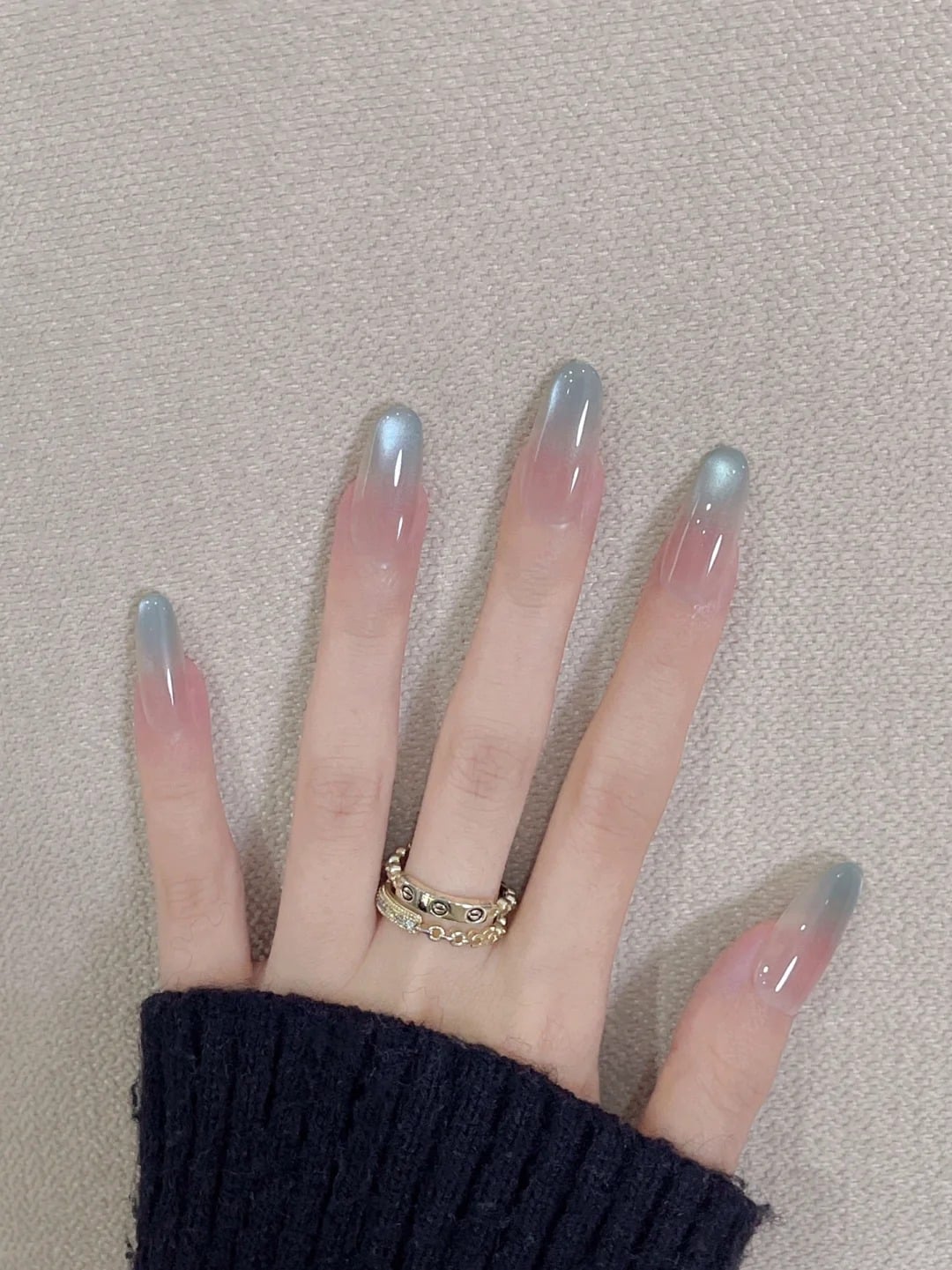mẫu nail mắt mèo