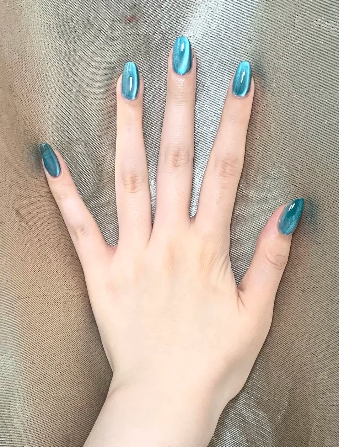 mẫu nail mắt mèo