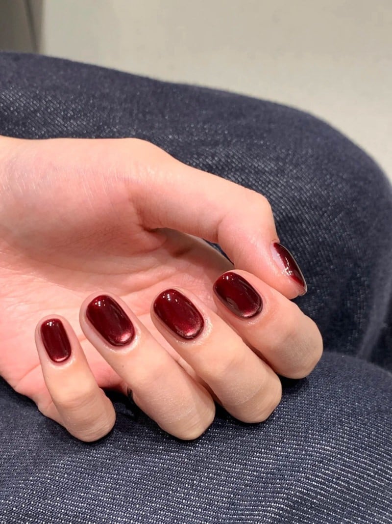 mẫu nail mắt mèo đẹp