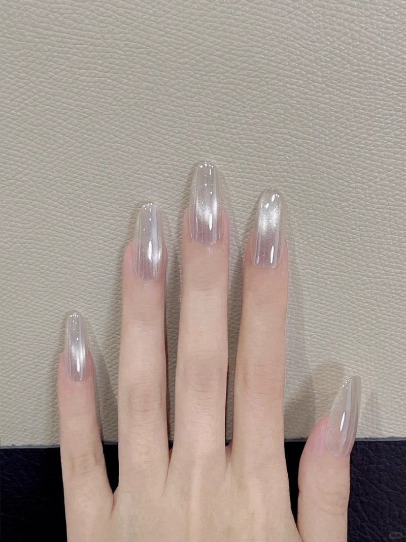 mẫu nail mắt mèo đẹp