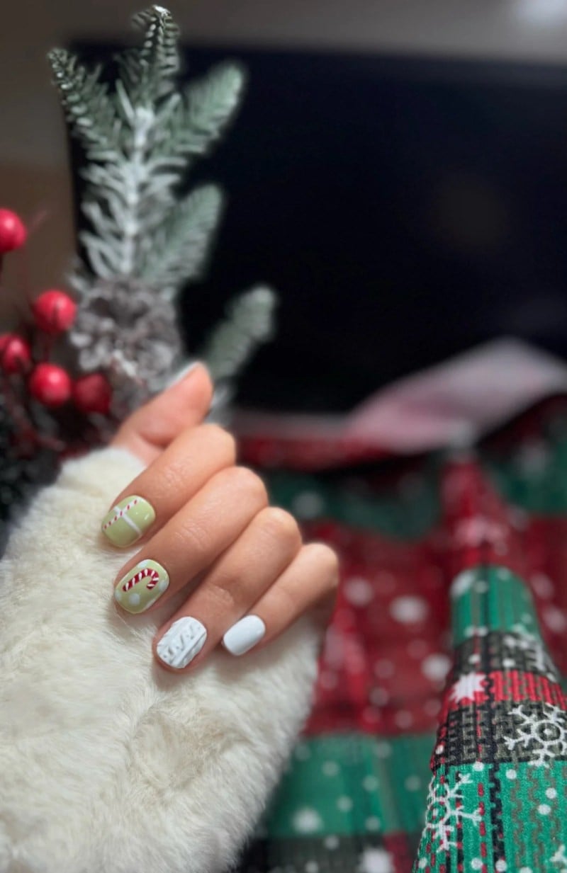 mẫu nail noel