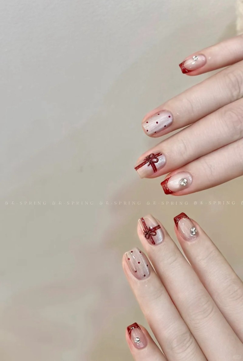 mẫu nail noel