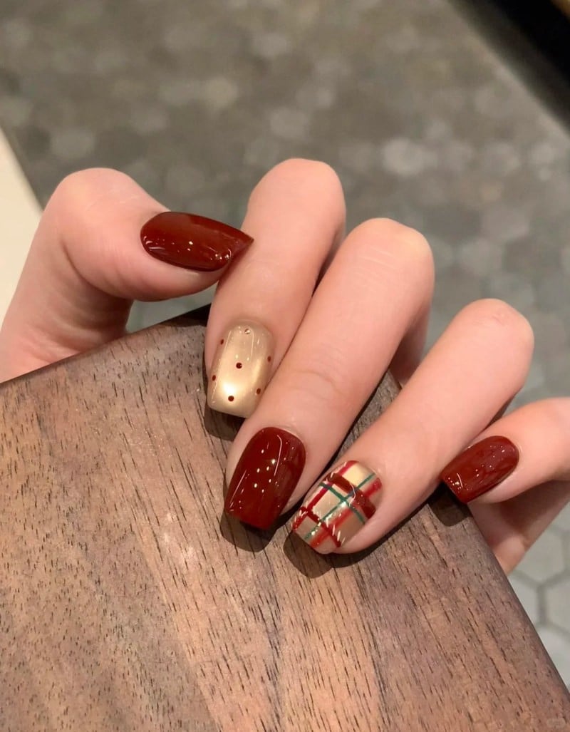 mẫu nail noel