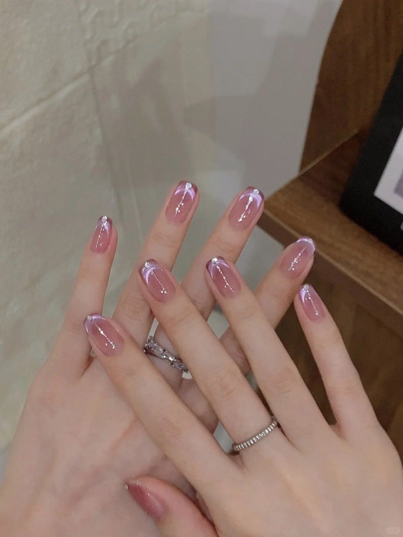 mẫu nail ombre
