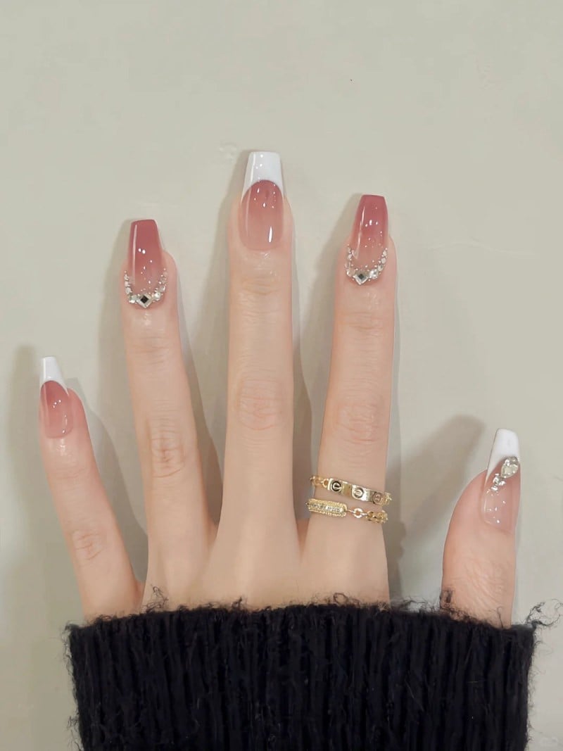 mẫu nail ombre