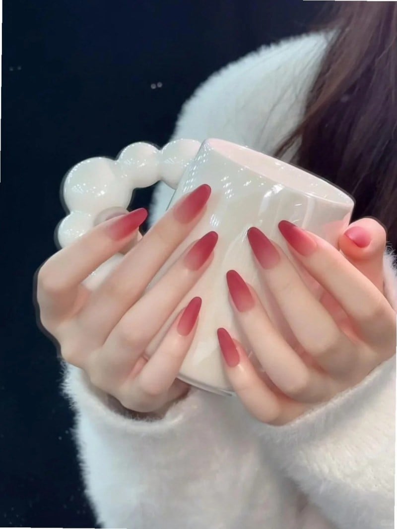mẫu nail ombre