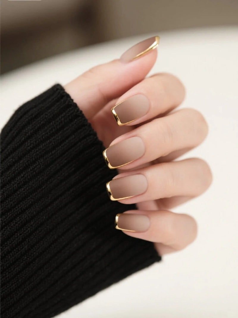 mẫu nail ombre
