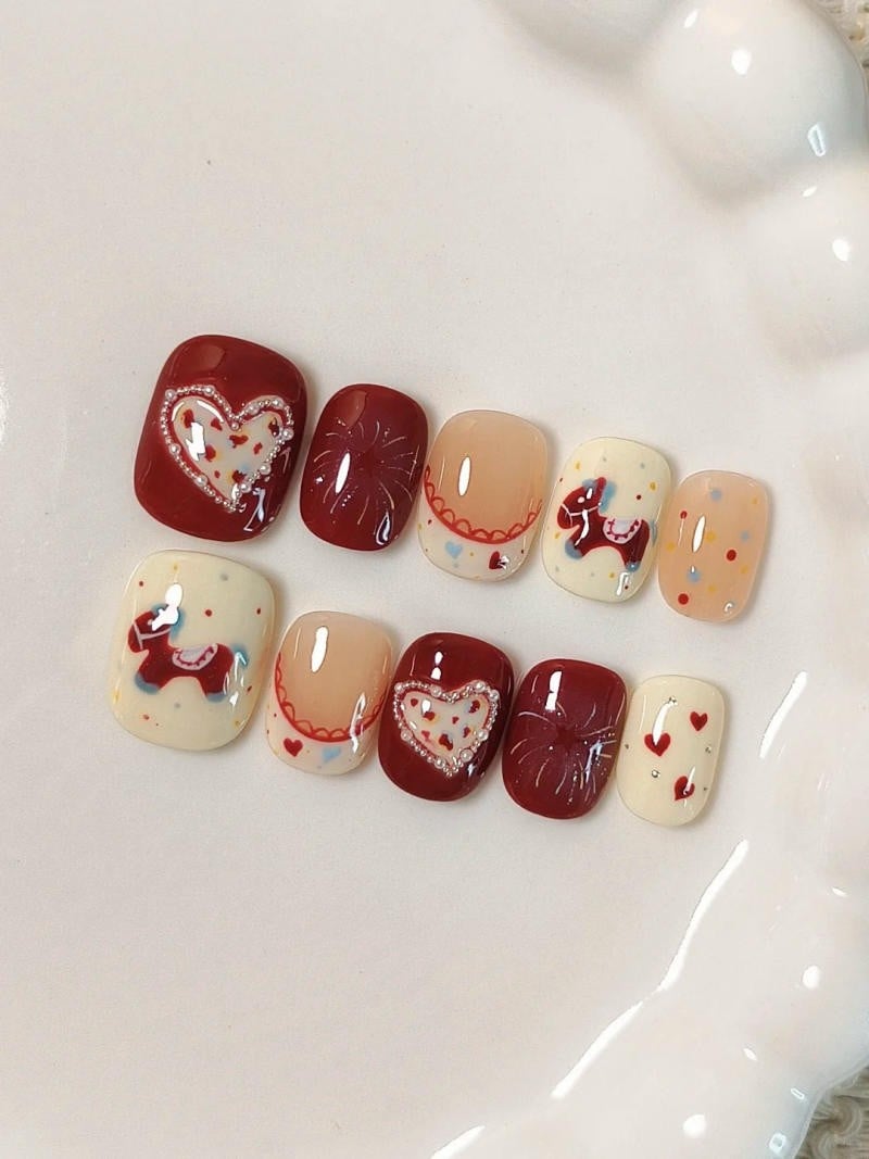 Nail Tết con ngựa