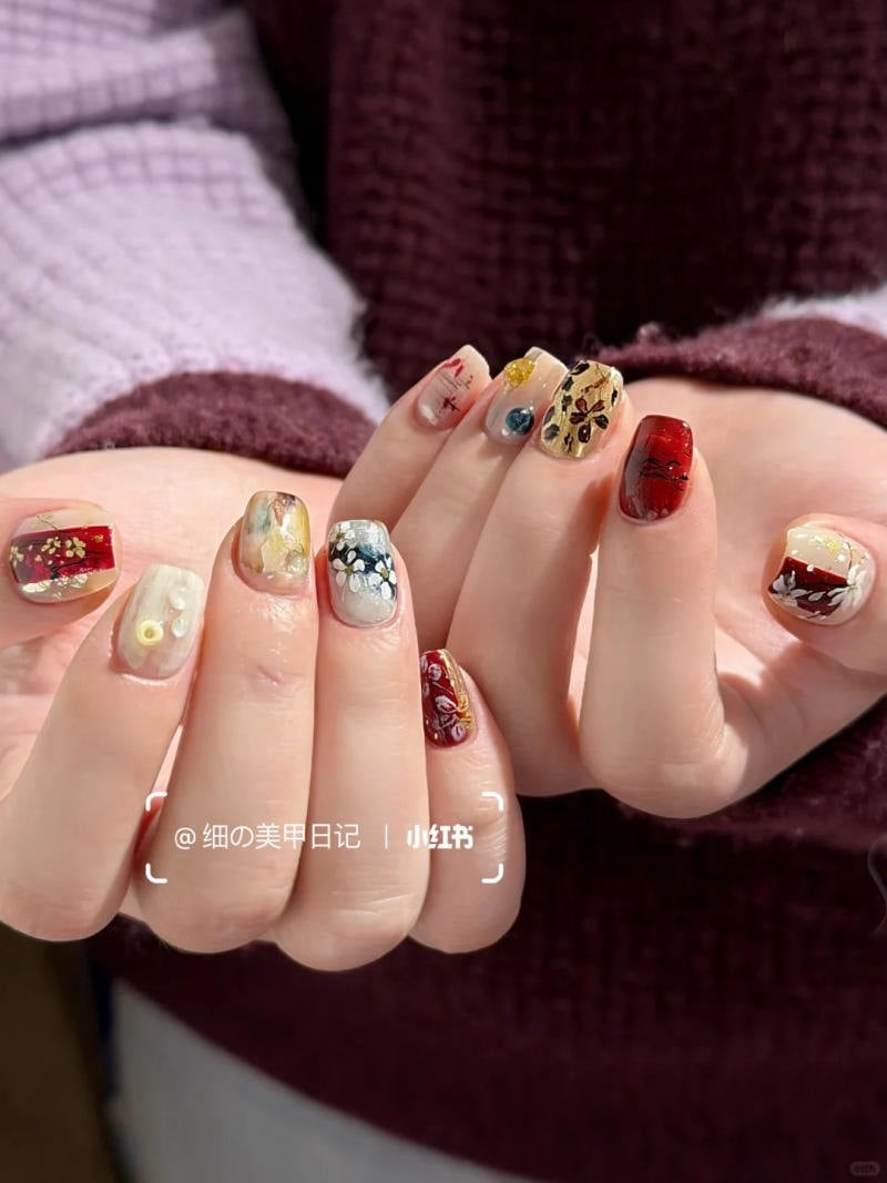 Nail Tết con ngựa