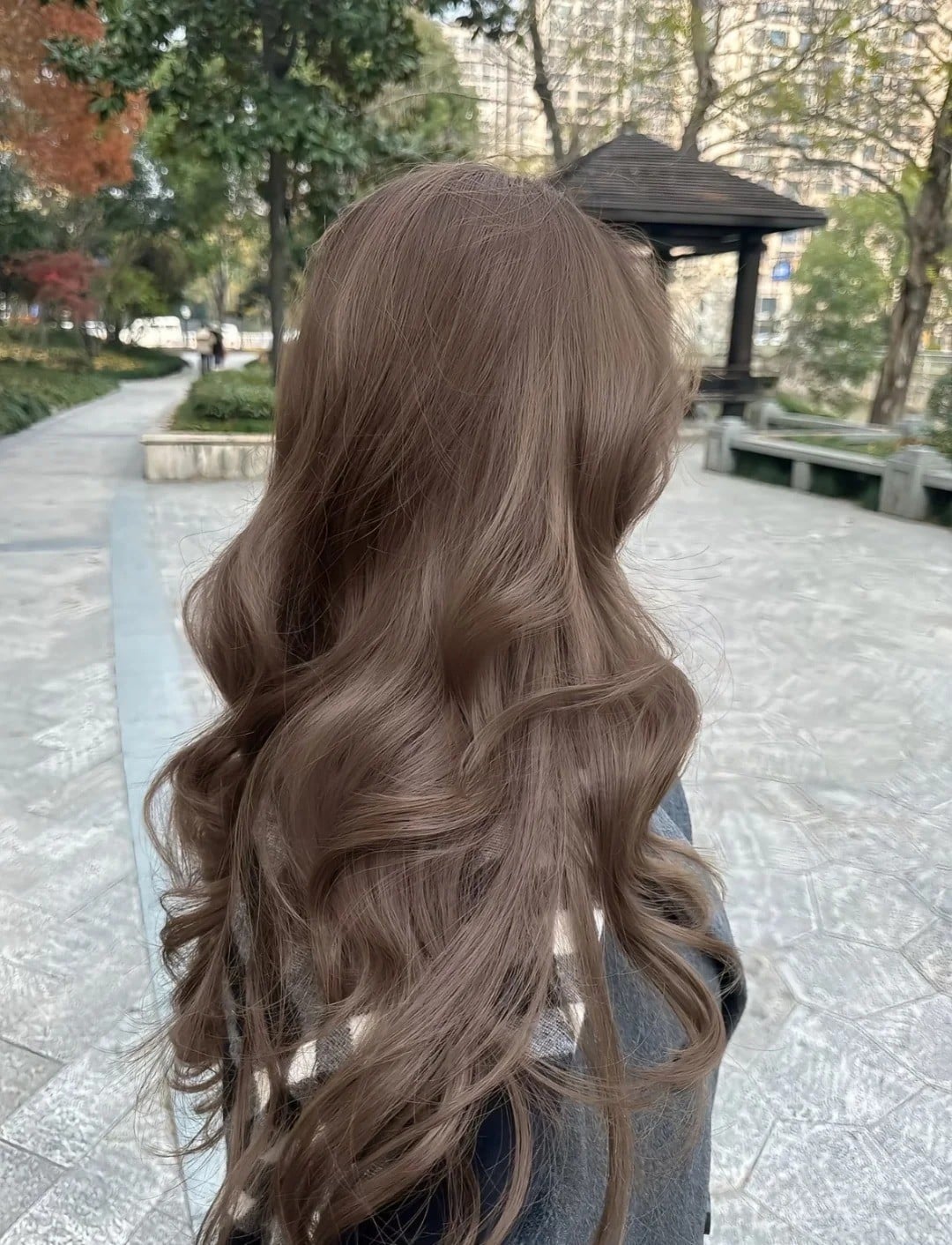 Màu tóc nâu khói