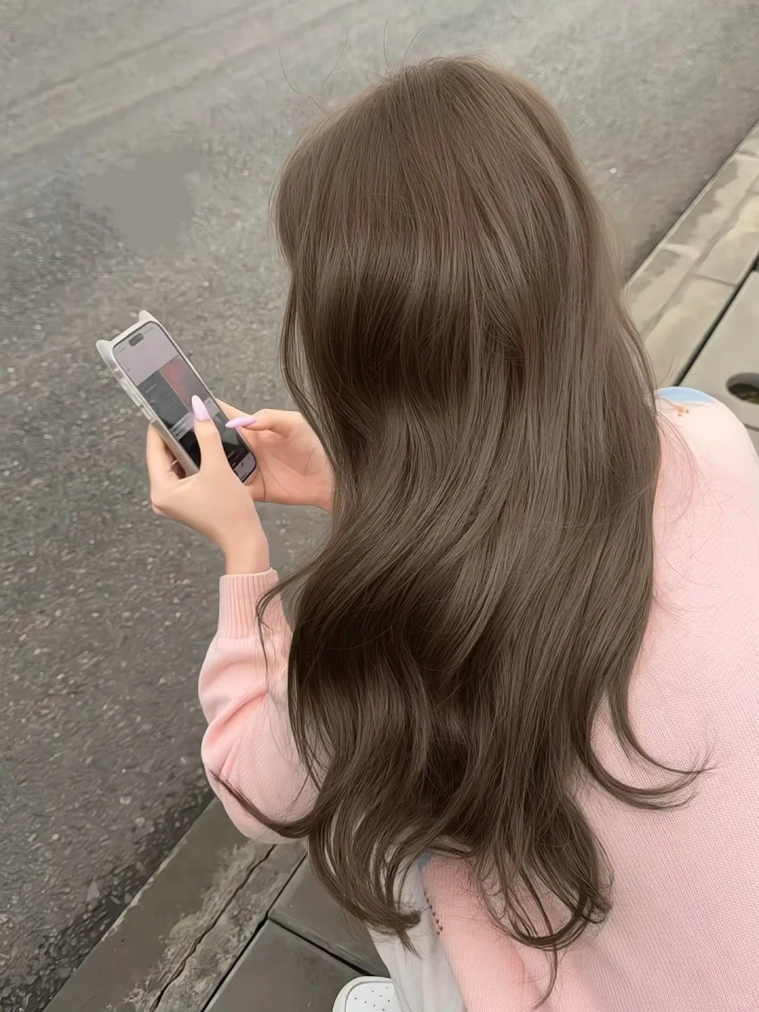 Màu tóc nâu lạnh