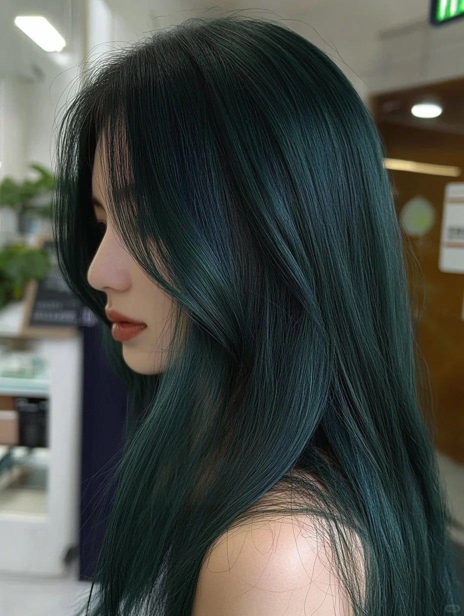 Xanh mòng két đậm