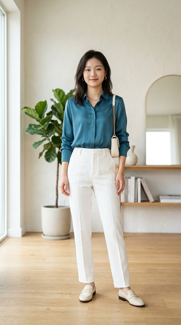 Mix cùng màu trắng