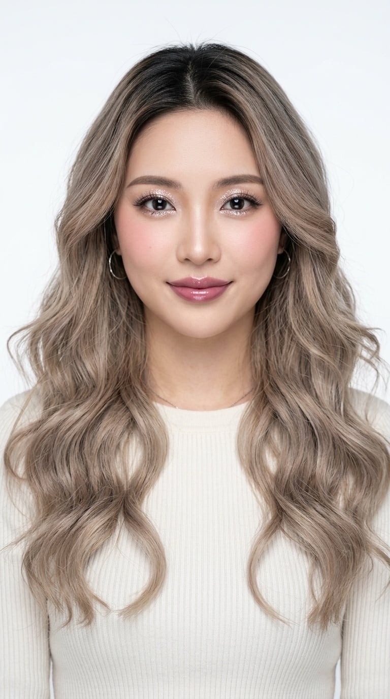 Màu nhuộm tóc Balayage Trà Sữa Khói