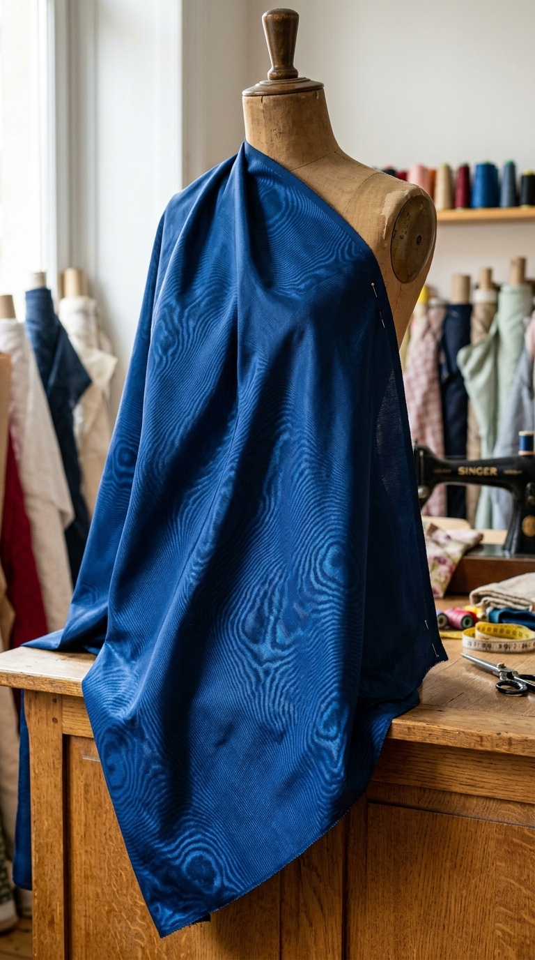 Vải Tafta Vân Sóng (Moire Taffeta)