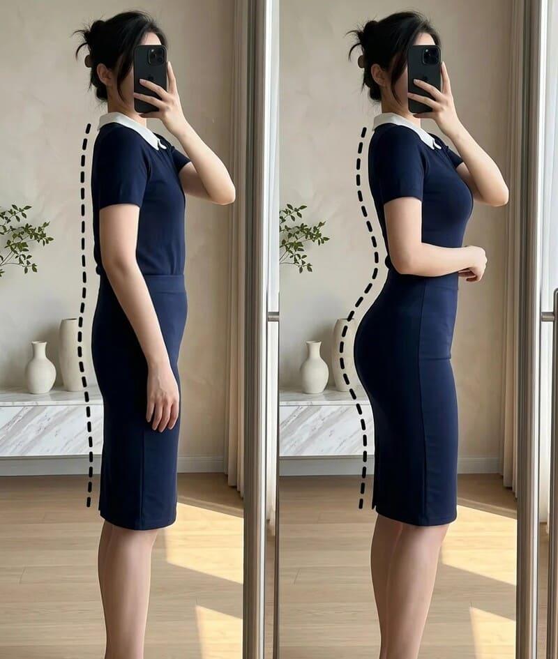 Mông lép mặc gì?