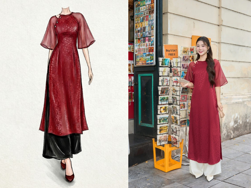 Hướng dẫn chi tiết 5 bước vẽ áo dài đơn giản mà đẹp cho người mới bắt đầu