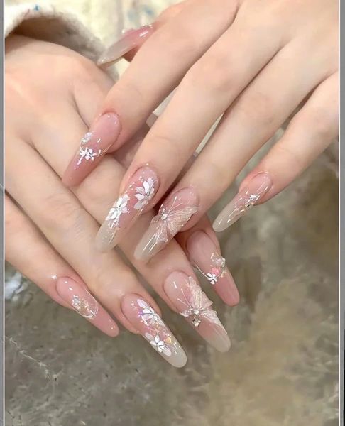 Mẫu nail bướm