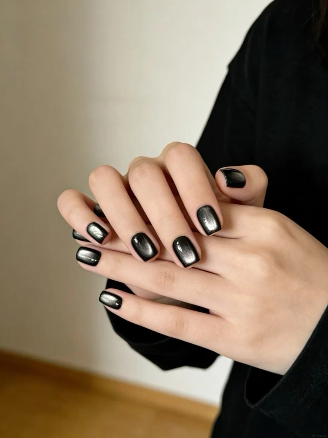 nail đen trắng