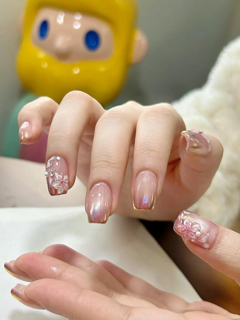 Mẫu nail mắt mèo