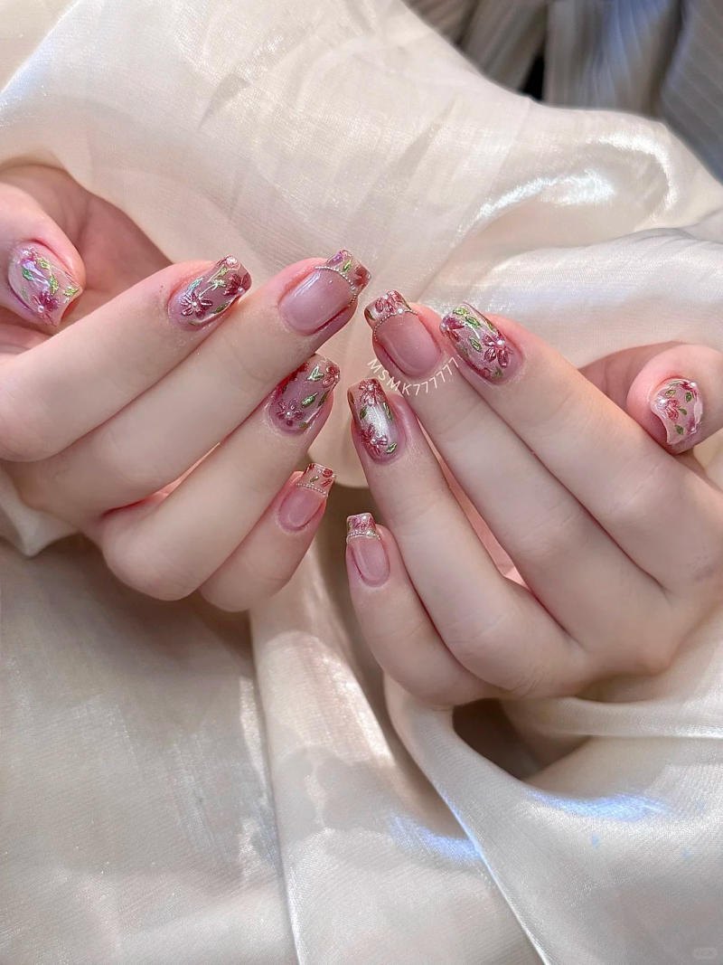 Mẫu nail mắt mèo