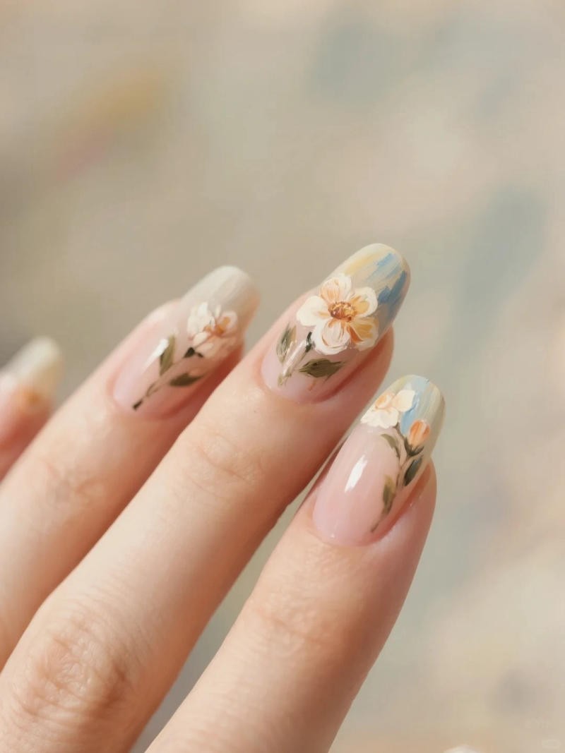 Chọn mẫu nail đẹp mùa xuân phù hợp nhất