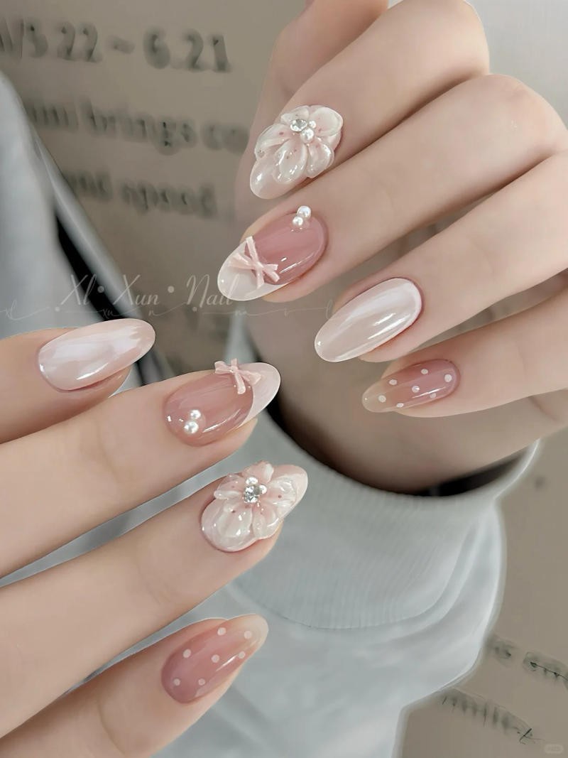 Nail tráng gương