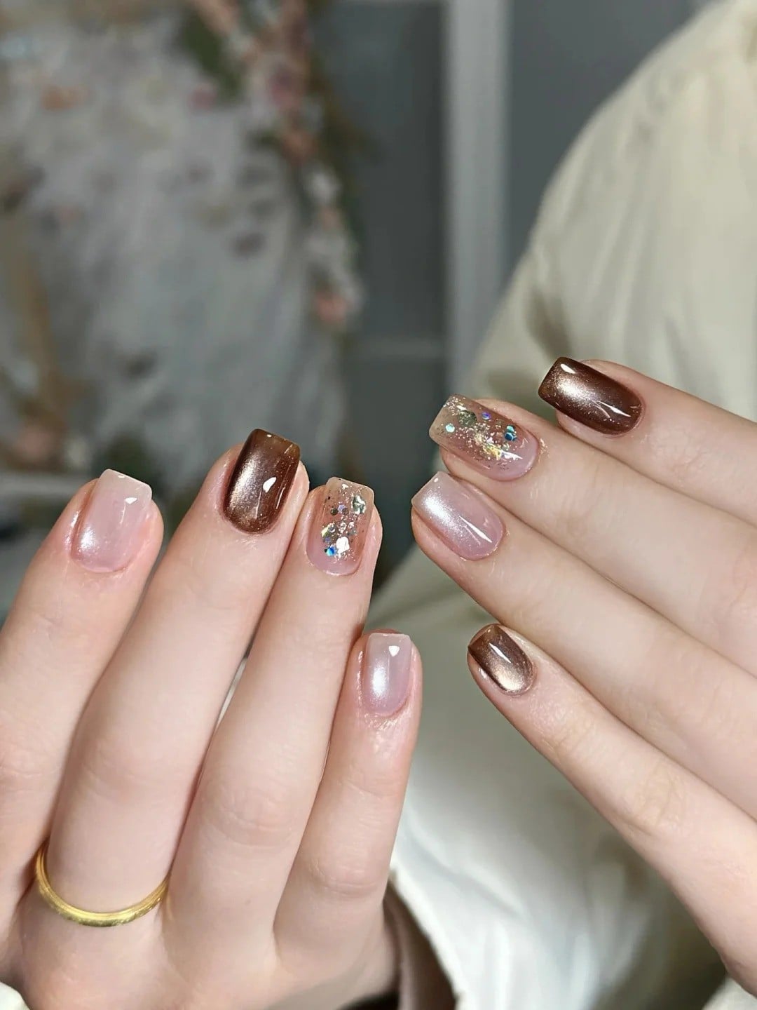 Nail đẹp 2026 tết cho da ngăm