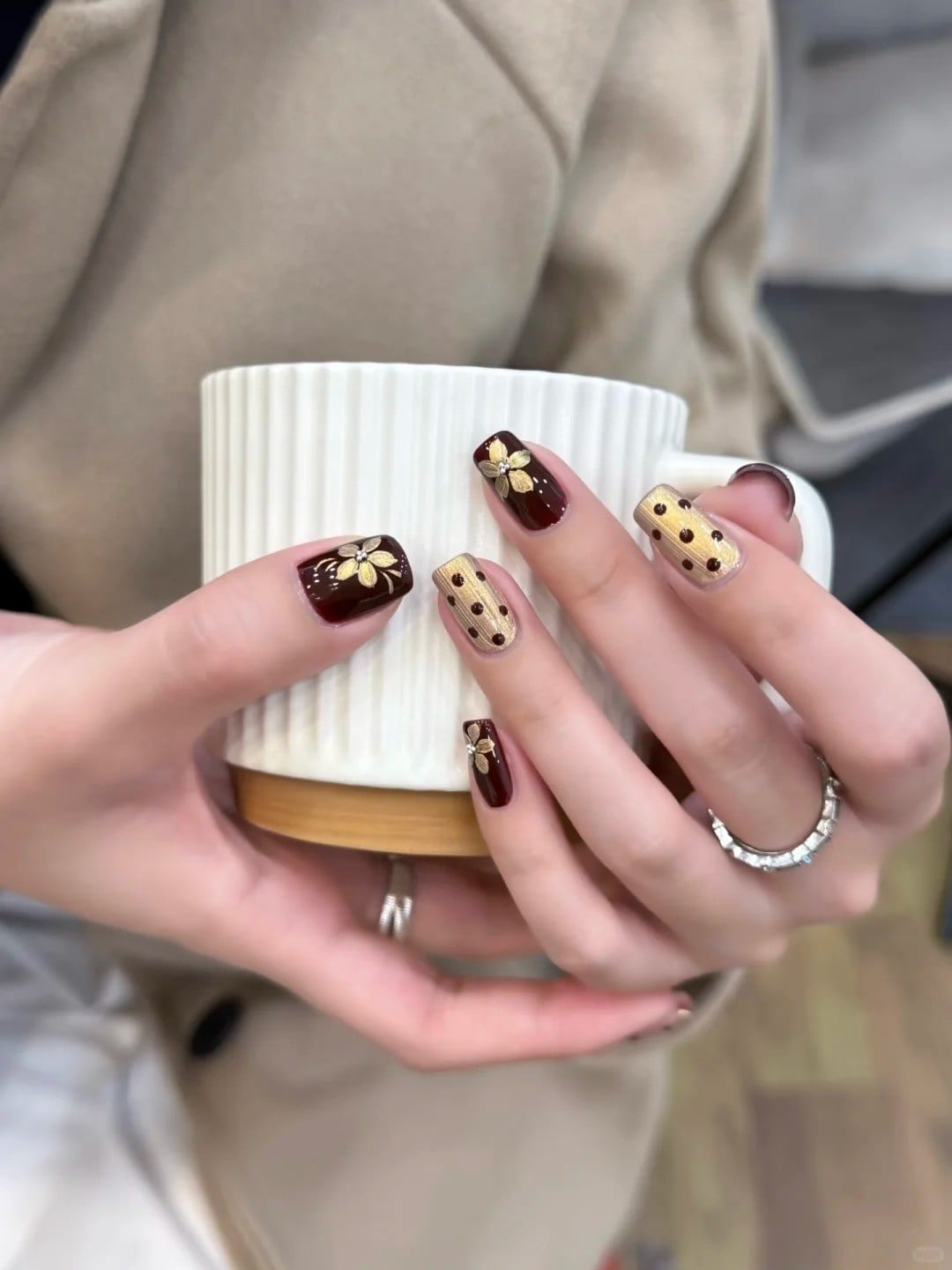 Nail đẹp 2026 tết cho da ngăm