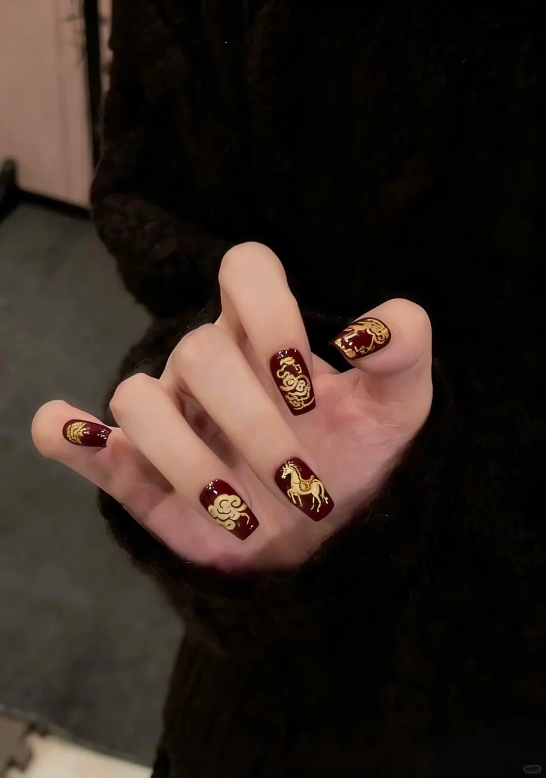 Nail đẹp 2026 tết cho da ngăm