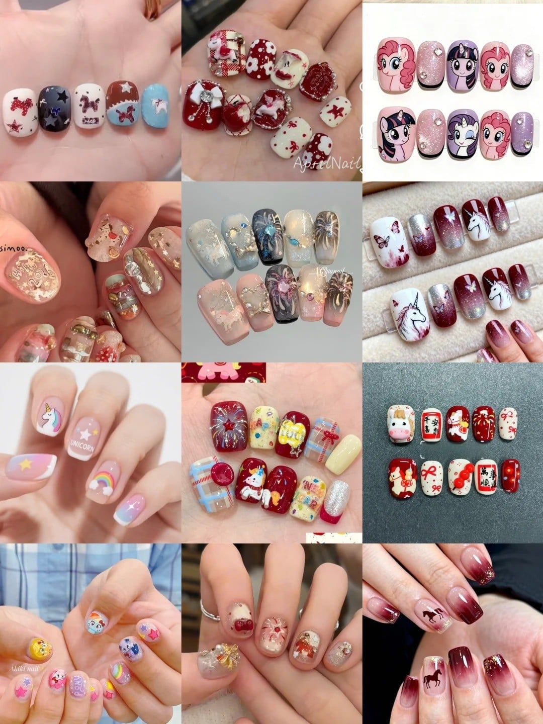 Nail dễ thương, nhí nhảnh