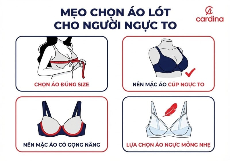 ngực to nên mặc áo gì