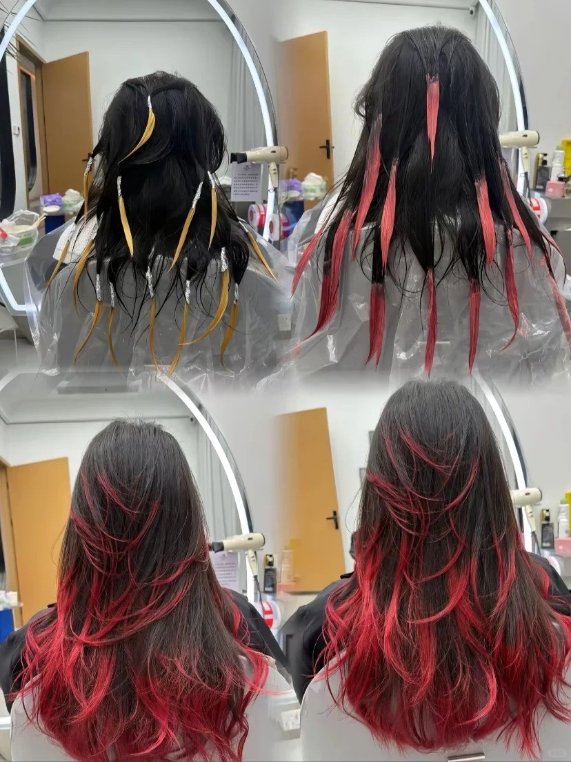 Dip-dye hair là gì?