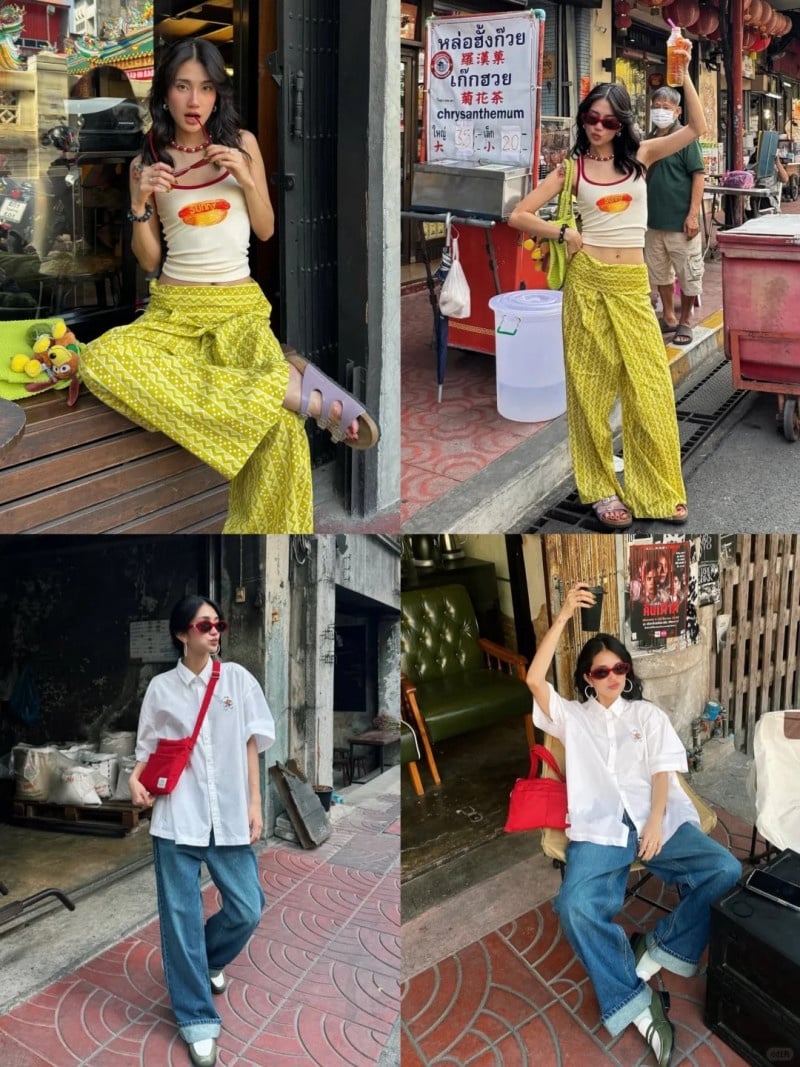 phong cách nữ thời trang thái lan