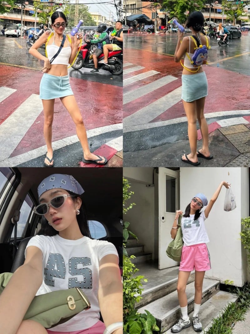 phong cách nữ thời trang thái lan