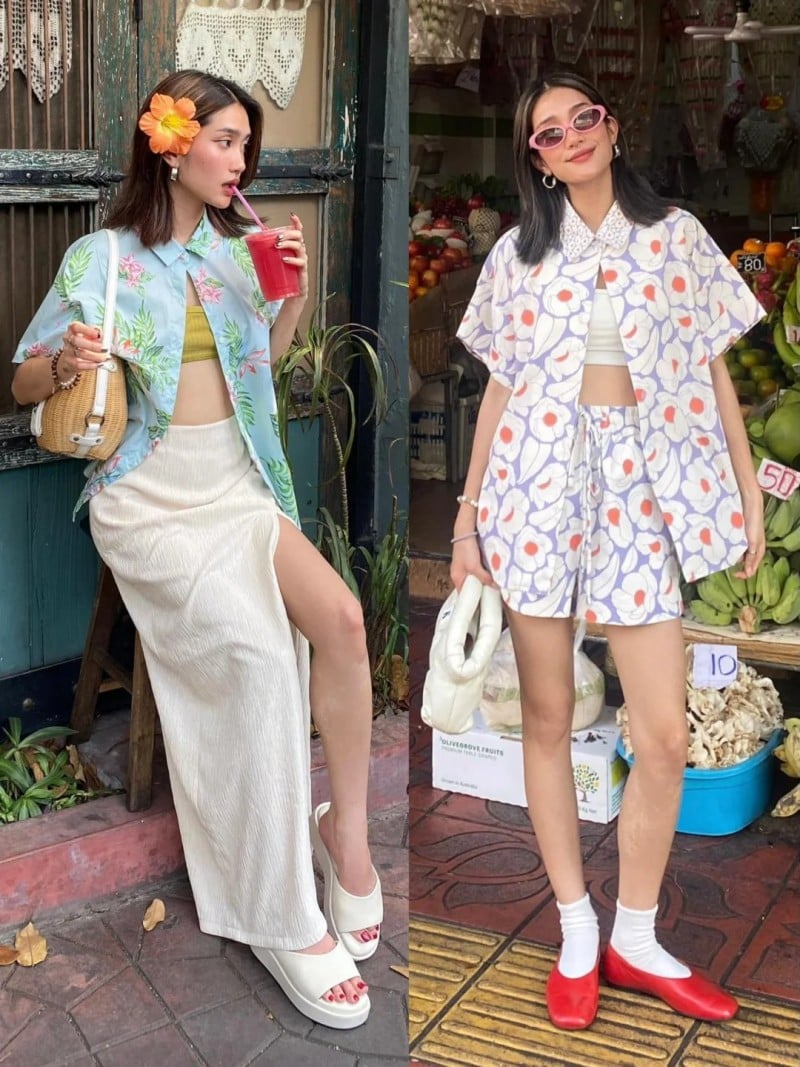 phong cách nữ thời trang thái lan