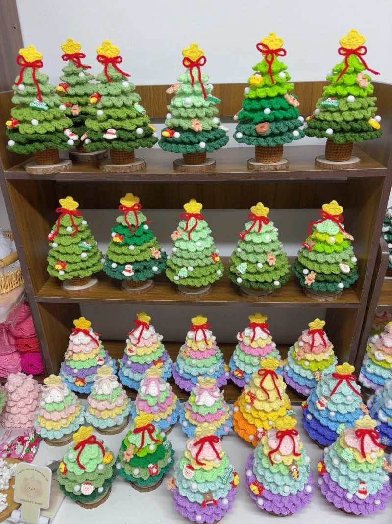 cách làm cây thông noel bằng kẽm nhung