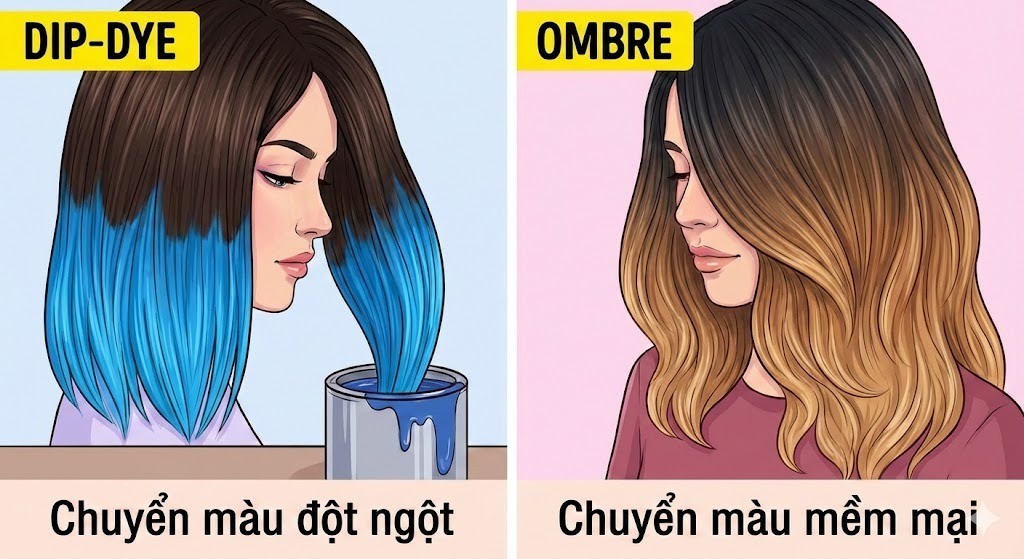 Cẩm nang chăm sóc tóc Dip-dye chuẩn Salon tại nhà