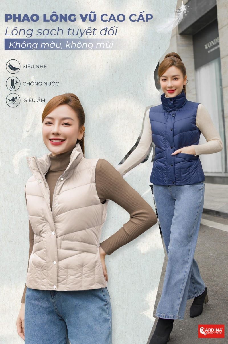 địa chỉ bán áo phao lông vũ tại Hà Nội