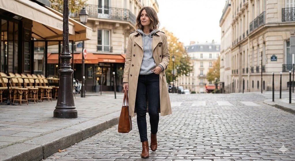 Áo hoodie & Áo khoác dáng dài (Trench Coat/Măng tô)