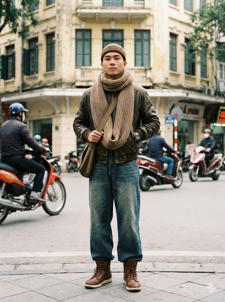 Khăn ống cho quý ông hiện đại