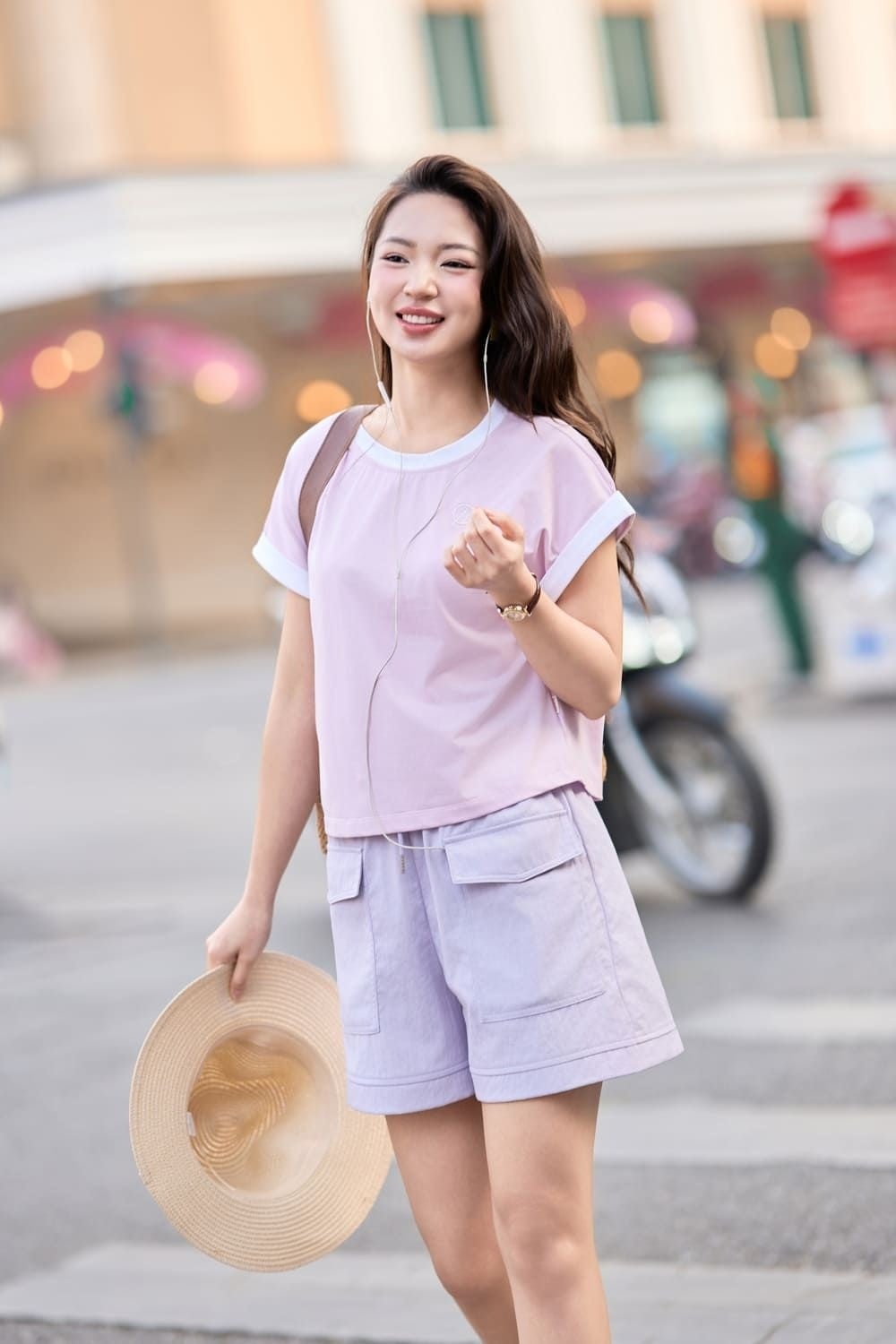 Nohu 2026 phiên bản mới basic + Quần short túi hộp + Mũ cói dã ngoại