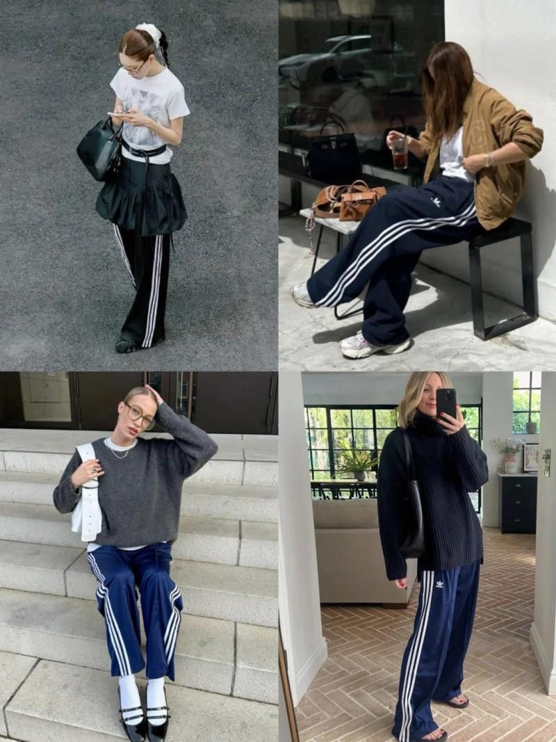 Nguyên tắc cần nhớ khi phối đồ với quần 3 sọc nữ