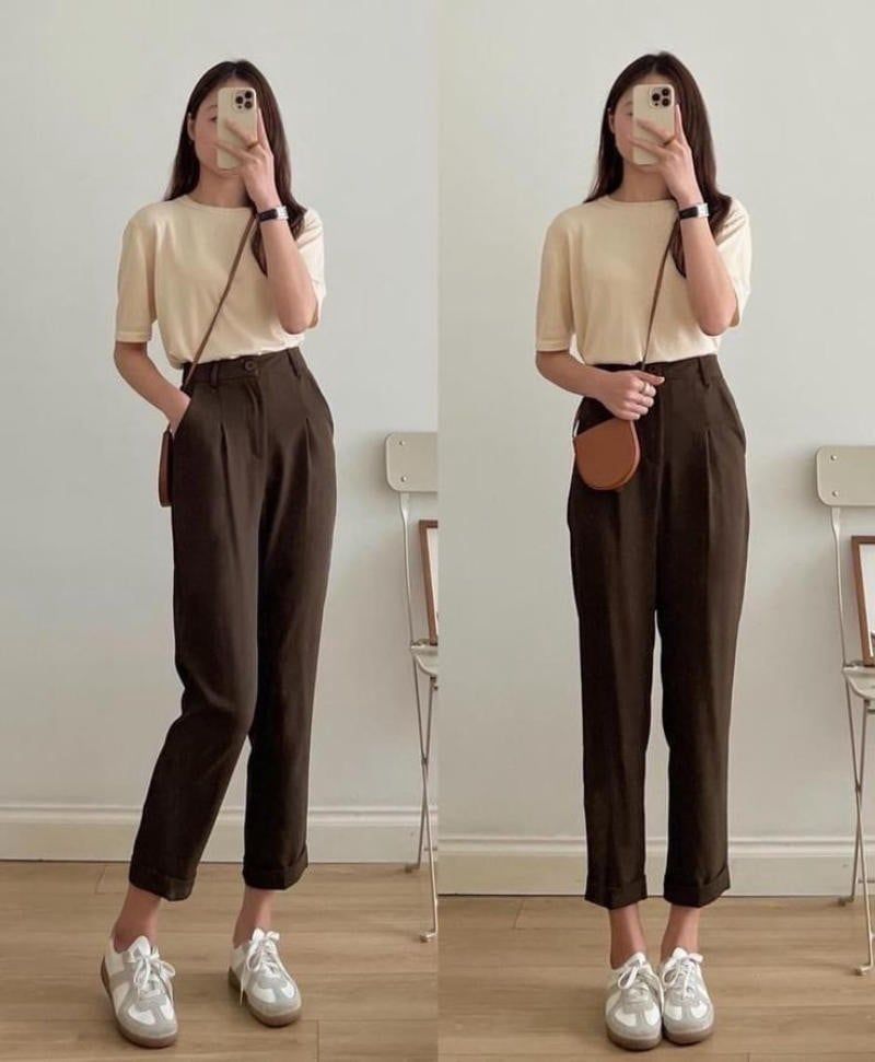 Phối quần baggy
